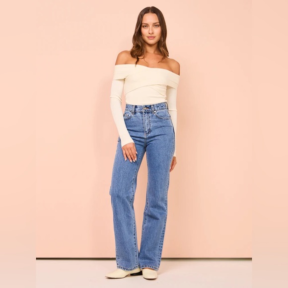 Elka Collective Tops - Elka Collective Iman Bodysuit In Ecru
